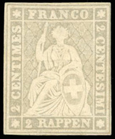 * N°25 - 2r. Gris. Papier épais. TB. - Autres & Non Classés