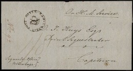 O Cachet Couronné De VITENHAGEN Sur Lettre Adressée à CAPE TOWN. TB. - Cape Of Good Hope (1853-1904)