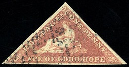 O N°3 - 1p. Rose-rouge. TB. - Cape Of Good Hope (1853-1904)