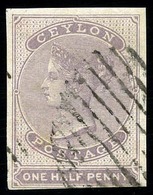 O N°12 - 1/2 P Violet. (SG 17). TB. - Ceylon (...-1947)