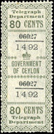 * N°49/ 52 - Série De 4 Valeurs. Numéro 51 Oblitéré. (SG#127 +128 +129a +130 - C.1275£). SUP. - Ceilán (...-1947)