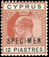 * N°24/26+28/29+31 - 6 Valeurs. Surcharge ''SPECIMEN''. Avec Et Sans Gomme. SG#40/42+44/45+47. TB. - Chypre (...-1960)