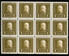 Austria,1915,1 H,Mi#22A,Y&T#22,MNH * *,16 Pieces,as Scan - Unused Stamps