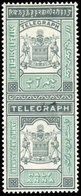 * 1/2a. Bleu-vert. (SG#T22 - Cote 65£). TB. - Kashmir