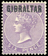 * N°1/ 6 - 6 Valeurs. Très Belle Qualité. (SG Cote 750£). SUP. - Gibraltar