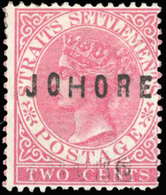 * N°1Aa - 2c. Rose Pâle. (SG#4 - C.3750£). SUP. - Johore