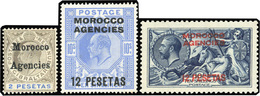 * Collection De Timbre Du MAROC Bureaux Anglais De 1898 à 1936. Timbres Neufs à L'unité Ou En Paires. Très Bel Ensemble. - Morocco Agencies / Tangier (...-1958)