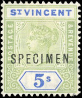 * N°41/45 + 46/54 - 14 Valeurs. Surcharge ''SPECIMEN''. Avec Et Sans Gomme. SG#56s+60s/63s+67s/75s - Cote 455£. TB. - St.Vincent (...-1979)