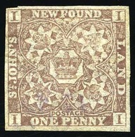(*) N°13A - 1p. Violet Brown. SG#16. Very Fine. - Other & Unclassified