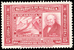 * N°225/ 227 - 2c. Brun + 3c. Bleu + 5c. Rouge. 3 Valeurs. TB. - Nicaragua