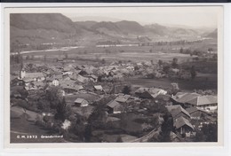 Grandvillard, Vue Générale Vers La Vallée De La Sarine, Carte-photo - Grandvillard