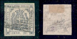 ANTICHI STATI ITALIANI - MODENA - 1859 - 20 Cent (15) - Usato - Molto Bello - Raybaudi (450) - Other & Unclassified