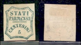 ANTICHI STATI ITALIANI - PARMA - 1859 - 5 Cent (12) - Nuovo Senza Gomma - Cert. AG (1750) - Other & Unclassified