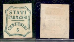 ANTICHI STATI ITALIANI - PARMA - 1859 - 5 Cent (12) - Nuovo Senza Gomma - Cert. AG (1750) - Altri & Non Classificati