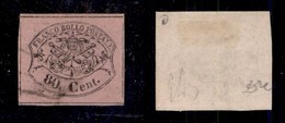 ANTICHI STATI ITALIANI - STATO PONTIFICIO - 1867 - 80 Cent (20) - Usato - Diena (850) - Other & Unclassified