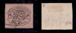 ANTICHI STATI ITALIANI - STATO PONTIFICIO - 1867 - 80 Cent (20) - Usato - Diena (850) - Otros & Sin Clasificación