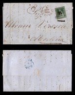 ANTICHI STATI ITALIANI - TOSCANA - 4 Crazie (6) Su Lettera Da Livorno A Modena Del 2.6.54 (1.200) - Other & Unclassified