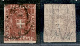 ANTICHI STATI ITALIANI - TOSCANA - 1860 - 40 Cent (21a) Usato - Diena (600) - Autres & Non Classés