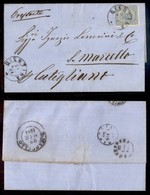 ANTICHI STATI ITALIANI - TOSCANA - Bientina (P.ti 10) - 15 Cent (L18 - Regno) Su Busta Per Firenze Del 21.3.64 - Other & Unclassified