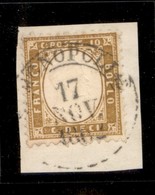 REGNO - POSTA ORDINARIA - 10 Cent (1) Usato Su Frammento - Monopoli 17.11.62 - Diena (850) - Other & Unclassified