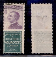 REGNO - FRANCOBOLLI PUBBLICITARI - 1924 - 50 Cent Tagliacozzo (17) Usato (1.100) - Other & Unclassified