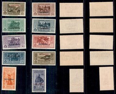 COLONIE - CASTELROSSO - 1932 - Garibaldi (30/39) - Serie Completa - Gomma Integra (850) - Otros & Sin Clasificación