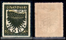 COLONIE - EGEO - EMISSIONI GENERALI - 1934 - 50 Cent Ala (30A) - Gomma Integra - Cert. AG (9000) - Sonstige & Ohne Zuordnung