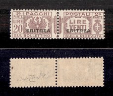 COLONIE - ERITREA - 1927/1937 - 20 Lire (32) - Gomma Originale - Impercettibile Traccia Di Linguella - Raybaudi (700) - Autres & Non Classés