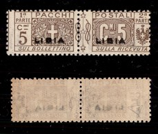 COLONIE - LIBIA - 1915 - 5 Cent (1a) Con Doppia Soprastampa - Gomma Integra - Cert. AG (900) - Autres & Non Classés