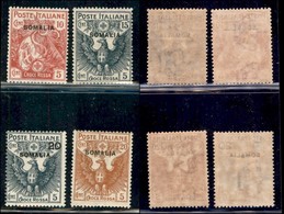 COLONIE - SOMALIA - 1916 - Croce Rossa (19/22) - Serie Completa - Gomma Integra (1000) - Sonstige & Ohne Zuordnung