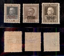 COLONIE - SOMALIA - 1928 - Soprastampati (116/118) - Serie Completa - Gomma Integra (700) - Autres & Non Classés