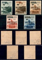 COLONIE - SOMALIA - 1934 - Servizio Aereo Speciale - 5 Valori Non Autorizzati - Serie Completa - Gomma Integra Con Alcun - Sonstige & Ohne Zuordnung