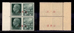 RSI - G.N.R. BRESCIA - 1943 - Secondo + Terzo Tipo - 25 Cent Marina (13/If + 13/IIf) Coppia (pos. 21 Con N Difettosa + P - Otros & Sin Clasificación