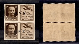 RSI - G.N.R. BRESCIA - 1943 - Secondo + Terzo Tipo - 30 Cent Aviazione (19/I + 19/II) In Coppia (pos. 21+ Pos. 26 N Dife - Other & Unclassified