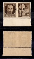 RSI - G.N.R. BRESCIA - 1943 - 30 Cent Milizia (20/IId Varietà Ee) Con Soprastampa A Destra + Punto Piccolo Dopo N - Gomm - Other & Unclassified