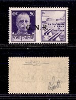 RSI - G.N.R. BRESCIA - 1943 - R Terzo - 50 Cent Marina (21/Ia) - Gomma Integra - Raybaudi (800) - Other & Unclassified