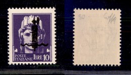 RSI - SAGGI-VERONA - 1944 - 10 Lire (P14A) - Gomma Integra - Cert. AG (6.000) - Autres & Non Classés