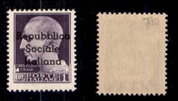 EMISSIONI LOCALI - TERAMO - 1944 - I Lira (8) - Gomma Integra (575) - Sonstige & Ohne Zuordnung