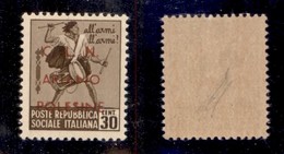 C.L.N. - ARIANO POLESINE - 1945 - 30 Cent (Errani 37) - Gomma Integra - Molto Raro - Cert. AG - Altri & Non Classificati