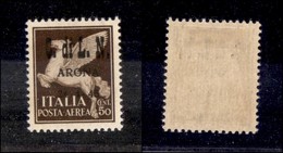 C.L.N. - ARONA - 1945 - 50 Cent (15) - Molto Bello E Raro - Cert. AG (4.000) - Sonstige & Ohne Zuordnung