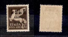 C.L.N. - ARONA - 1945 - 50 Cent (15) - Molto Bello E Raro - Cert. AG (4.000) - Andere & Zonder Classificatie