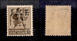 C.L.N. - ARONA - 1945 - 30 Cent (17 - Senza Filigrana) - Gomma Integra - Cert. Colla (4.500) - Sonstige & Ohne Zuordnung