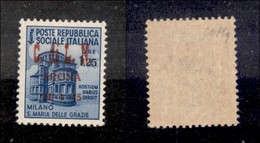 C.L.N. - ARONA - 1945 - 1,25 Lire (22) - Gomma Integra - Cert. Colla (5.600) - Autres & Non Classés