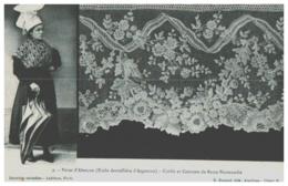 Delcampe - COIFFE ET DENTELLE , école De Dentellière D'argentan , Point D'Aençon , Coiffe Et Costume De Basse Normandie - Argentan