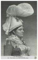 Delcampe - COIFFE ET DENTELLE , Une Femme De COUTANCES - Coutances