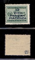 C.L.N. - PIACENZA - 1945 - 25 Cent (Errani 22A) - Gomma Integra - Molto Raro - Raybaudi - Other & Unclassified