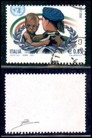 REPUBBLICA - POSTA ORDINARIA - 2007 - 0,85 € ONU (3005 Varietà) Con Dentellatura Orizzontale Spostata In Basso E Senza S - Otros & Sin Clasificación