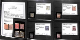 EUROPA - CROAZIA - CROAZIA - 1918/1919 - Oltre 100 Esemplari Tipo E Varietà Del Periodo Tutti Con Certificato Zrinjscak  - Sonstige & Ohne Zuordnung