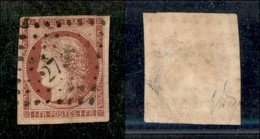 EUROPA - FRANCIA - 1849 - 1 Franco (7b) Usato - Difetti - Da Esaminare - Emilio Diena - Sonstige & Ohne Zuordnung