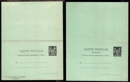 EUROPA - FRANCIA - 1876/1881 – Intero Postale Del 15 Cent Con Risposta – Nuovo - Altri & Non Classificati